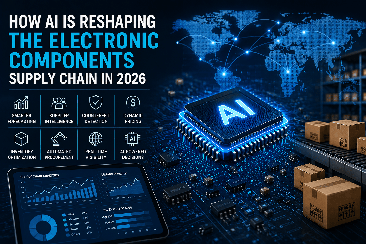How AI Is Reshaping the Electronic Components Supply Chain in 2026