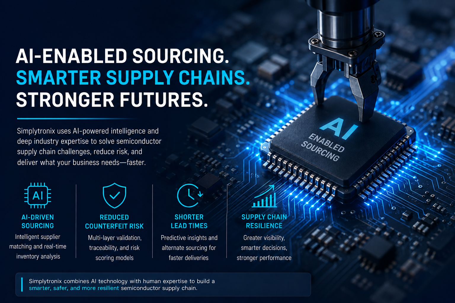 How Simplytronix is Solving Semiconductor Supply Chain Problems with AI-Enabled Sourcing
