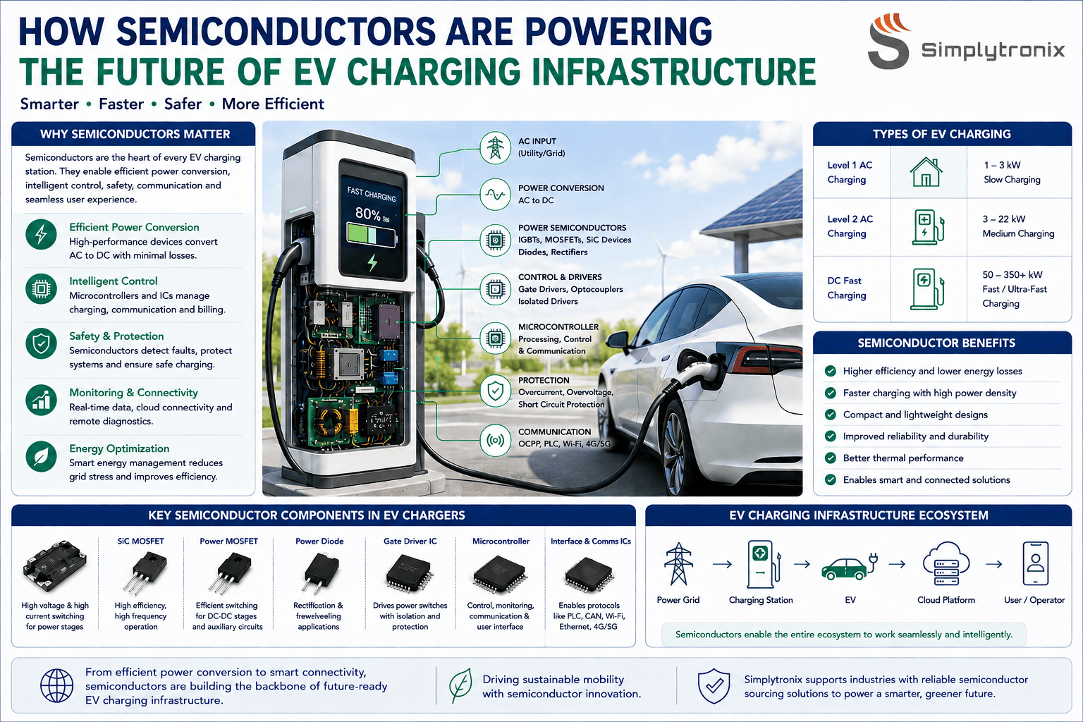 How Semiconductors Are Powering the Future of EV Charging Infrastructure